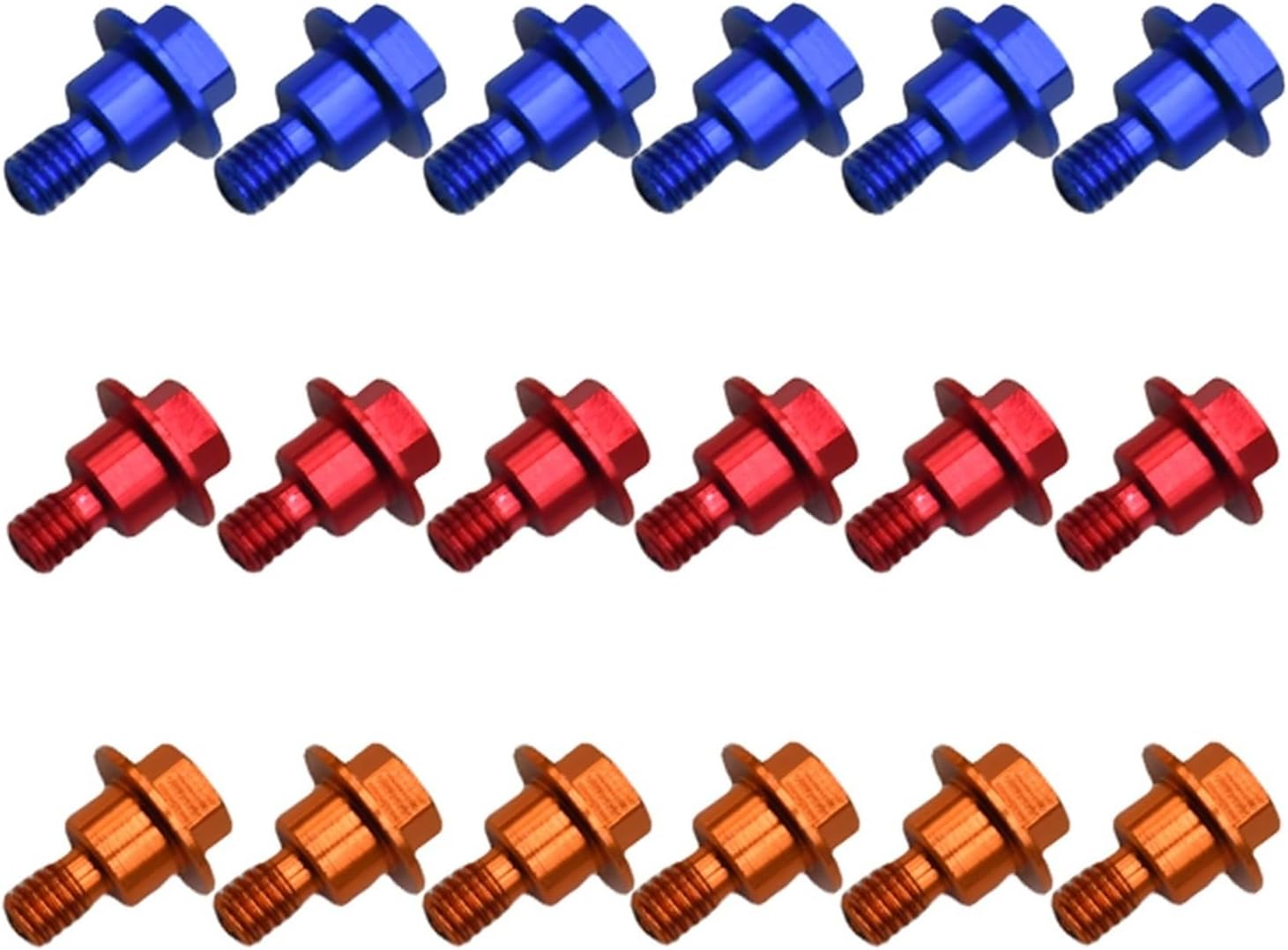 JNLZXDZSW Front Fork Guard Bolt Screw SX SX-F XC XC-F EXC EXC-F XC-W XCF-W EX EC 125 250 300 350 450 500 CC 2000-2023(Blue) - Blue image number 4