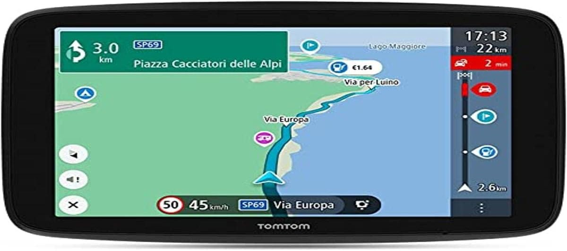 Tomtom GO Camper Max Navigation System (2Nd Gen) (7-Inch Screen with Pois for Motorhomes & Caravans, Wi-Fi Updates, Tomtom Traffic, Saving Vehicle Profiles, World Maps, Avoiding Environmental Zones) image number 4