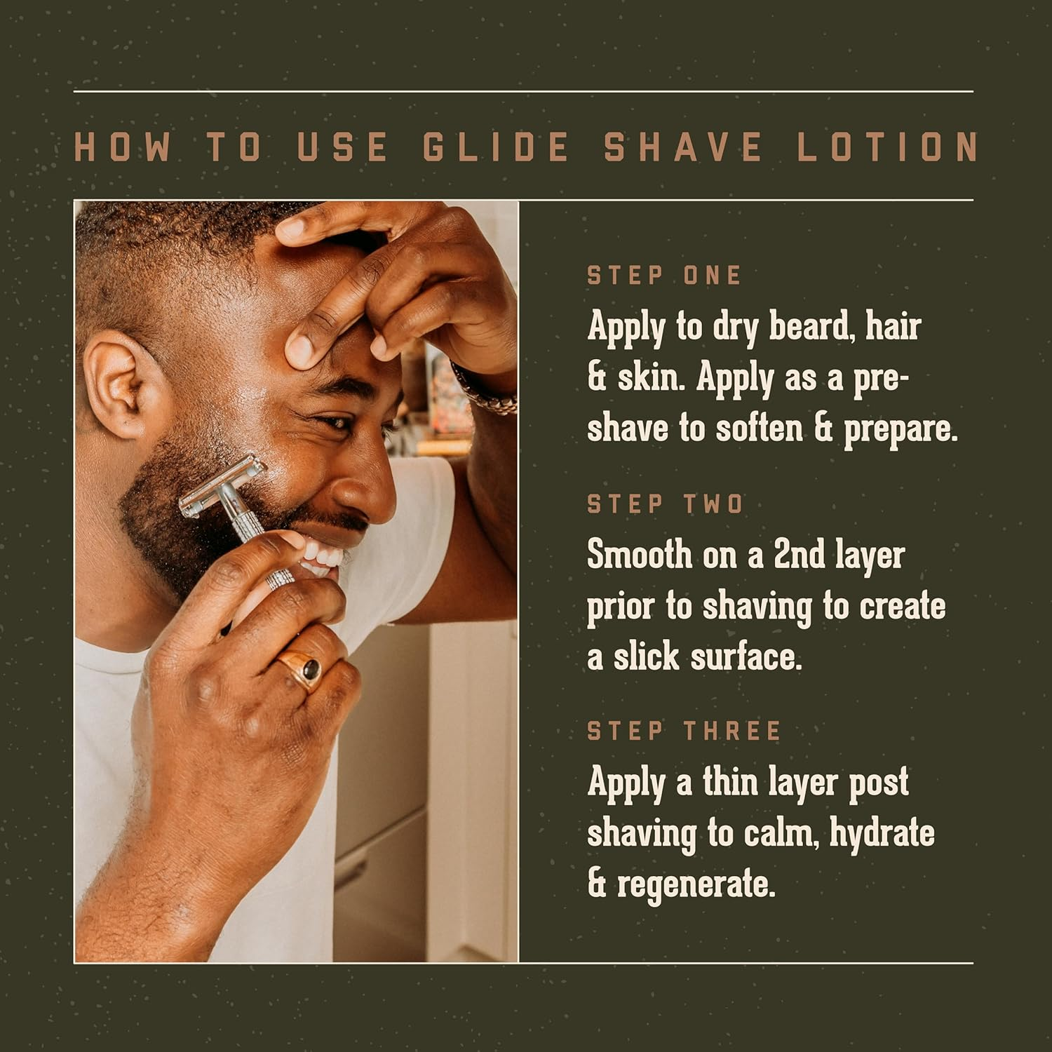 18.21 Man Made Glide Shave Lotion - Spiced Vanilla by 18.21 Man Made for Men - 6 Oz Shave Lotion image number 1