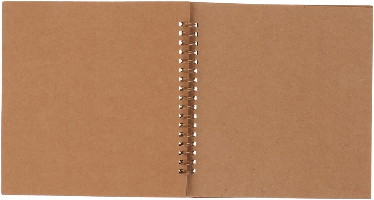 Photo Album Scrapbook Keepsake in Luxurious Brown Kraft Paper DIY Ample Storage Capacity Minimalist Modern Design for Couples Babies Weddings Families Travel image number 2