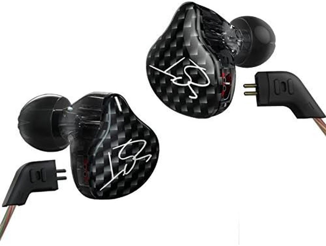 KZ ZST Earbuds Dynamic Hybrid Dual Driver in Ear Earphones (Without Mic, Black) image number 3
