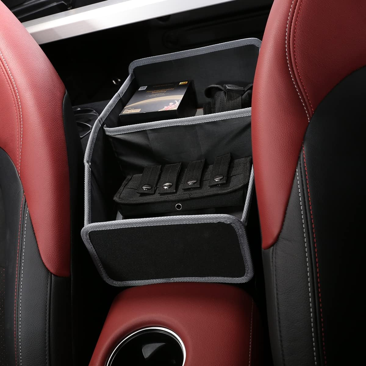 Car Seat Organizer and Storage,Car Seat Storage Bag Compatible with Toyota Supra GR A90 A91 MK5 2018 2019 2020 2021 2022 2023 2024 (Black) image number 6