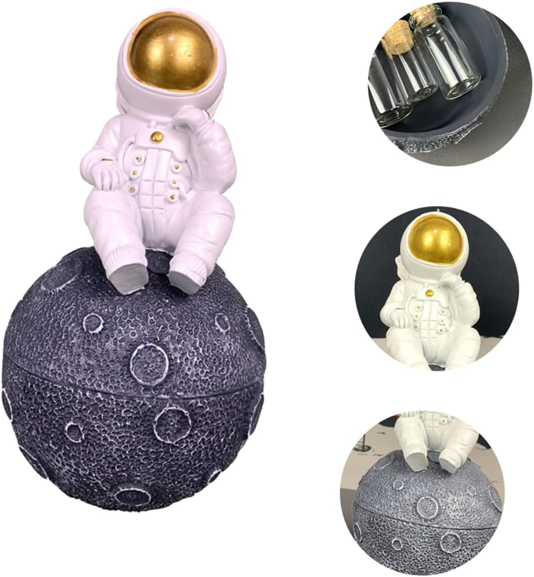 Lanugo Storage Bottle Newborn Teeth Collection Box Resin Keepsake Box for Fetal Hair and Tooth Preserver image number 4