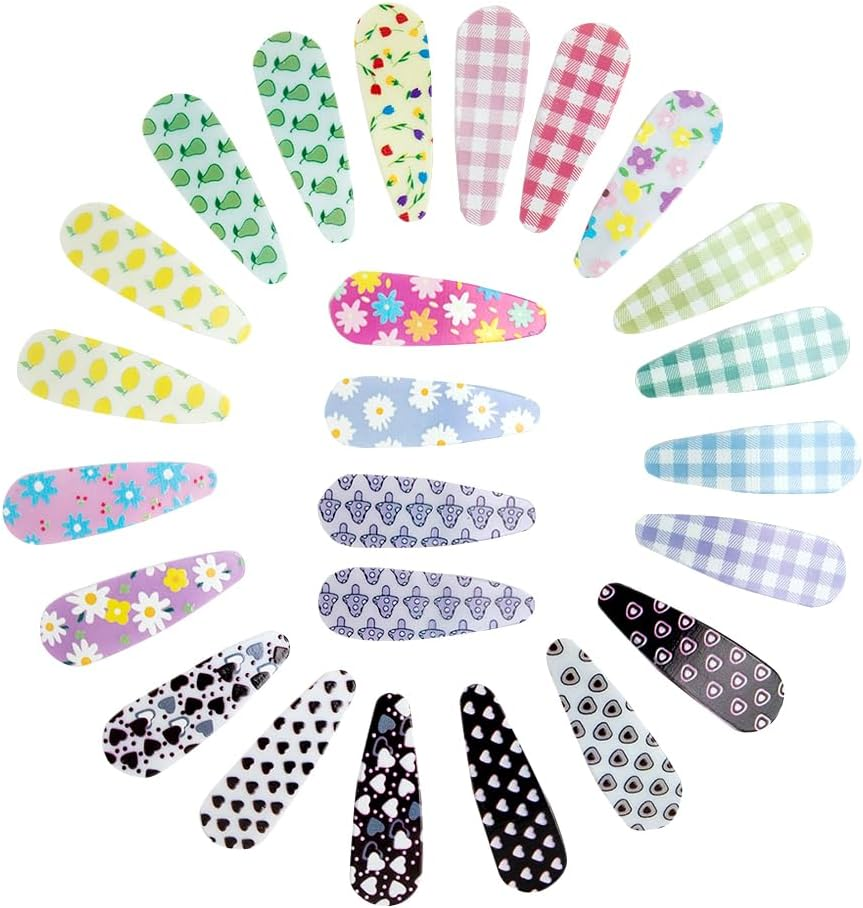 Radhu & Kabby Tic Tac Set for Girls | Vibrant Assorted Snap Clips | Non-Slip Hair Clips | Hair Pins for Daily Use | Ideal for All Hair Types | Side Hair Clips for Girls | 48-Pieces image number 4