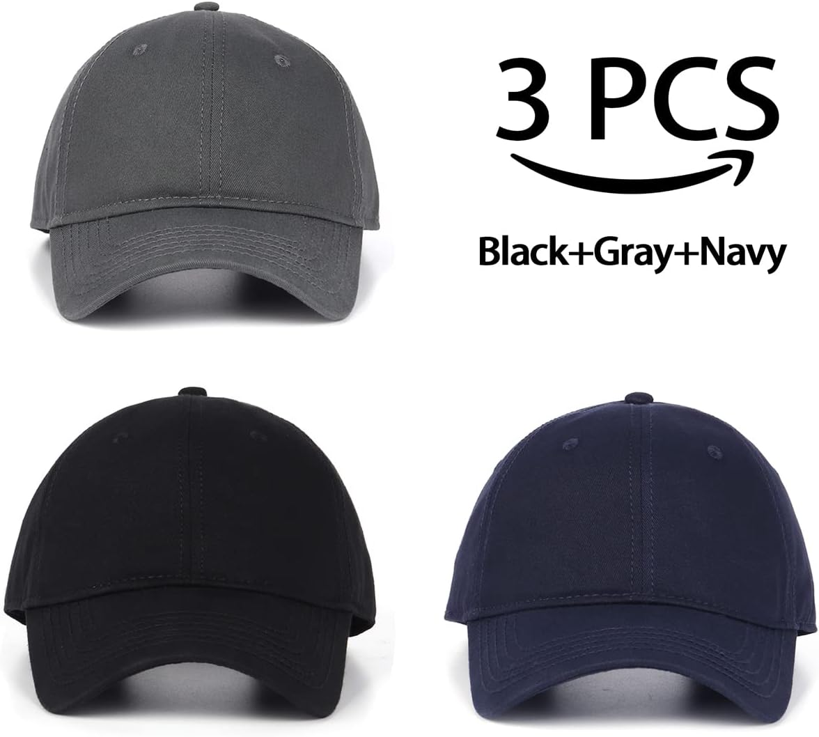 Zylioo Oversize XXL Baseball Caps,Adjustable Dad Caps for Big Heads 22"-25.5",Extra Large Low Profile Golf Hats image number 7