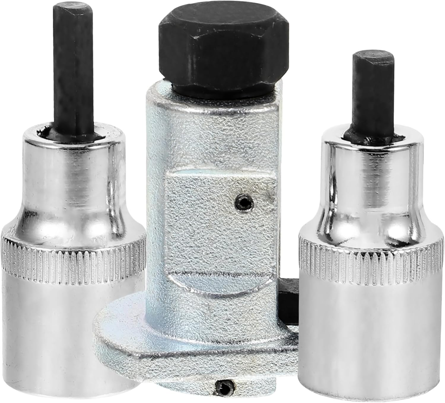 LIFKICH 3Pcs Car Shock Absorber Strut Remover Suspension Strut Spreader Tool with Nut Socket for Vehicle Supply and Automotive Suspension Dismantle image number 5