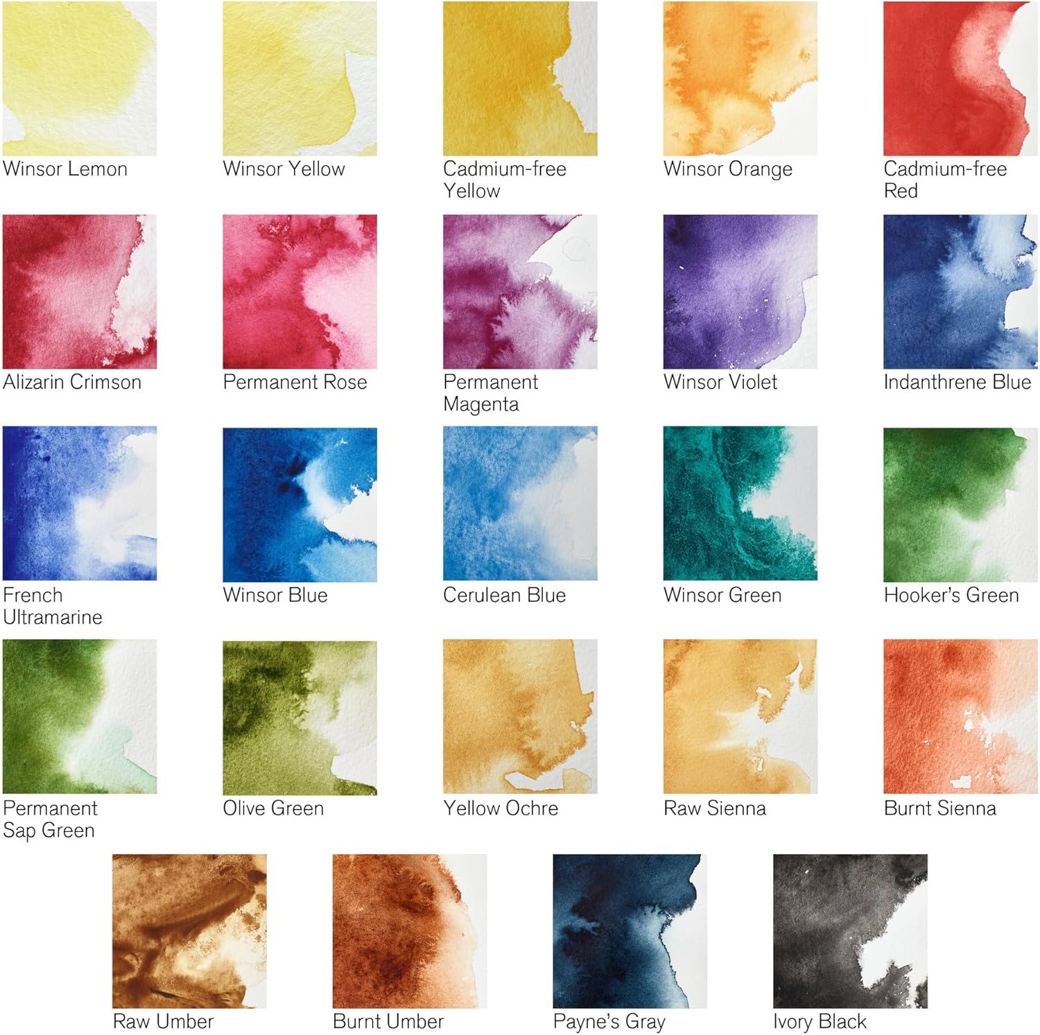 Winsor & Newton Professional Water Colour Lightweight Metal Box, 24 Half Pans image number 6