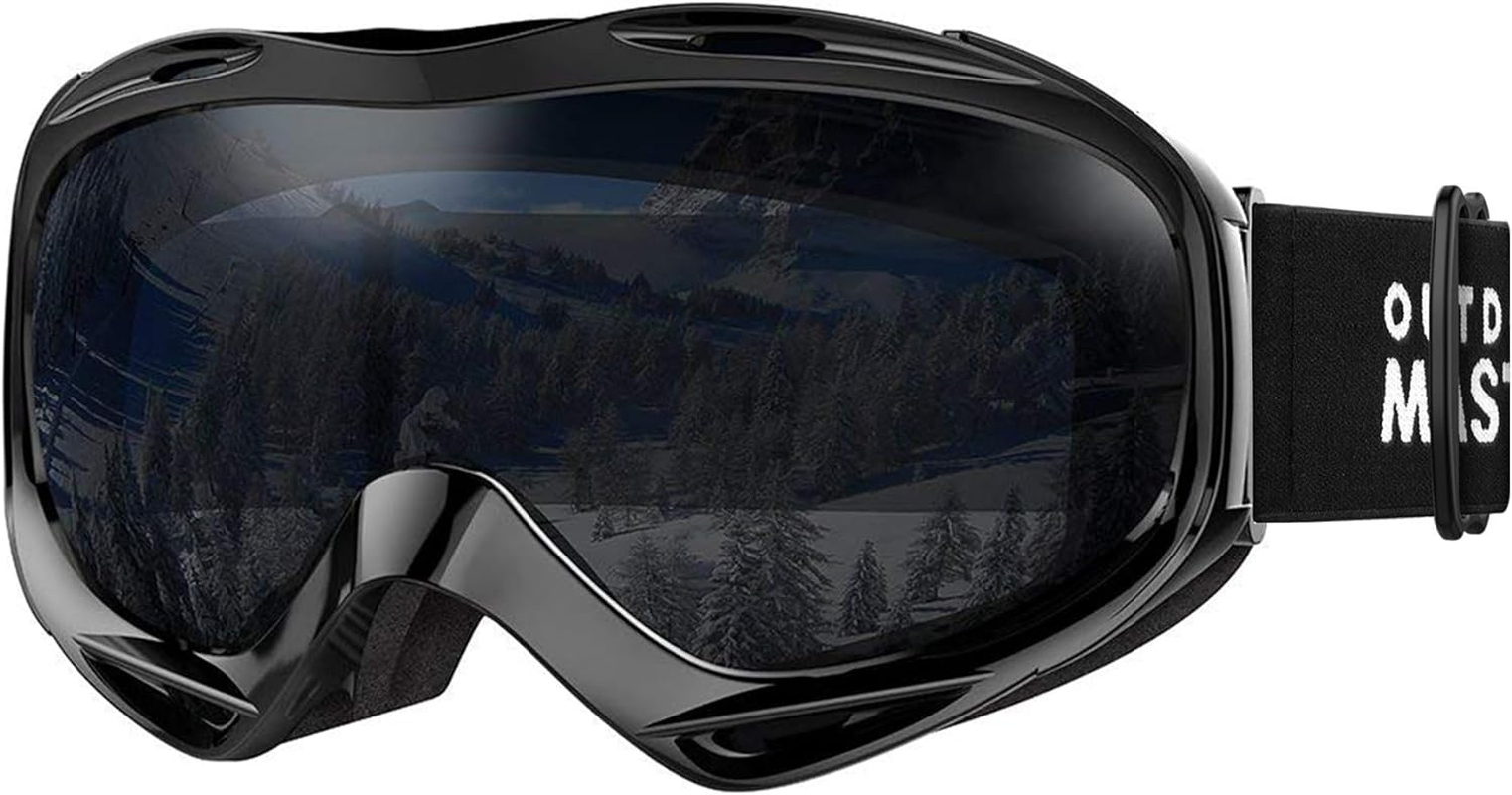 Outdoormaster OTG Ski Goggles - over Glasses Ski/Snowboard Goggles for Men, Women & Youth - 100% UV Protection