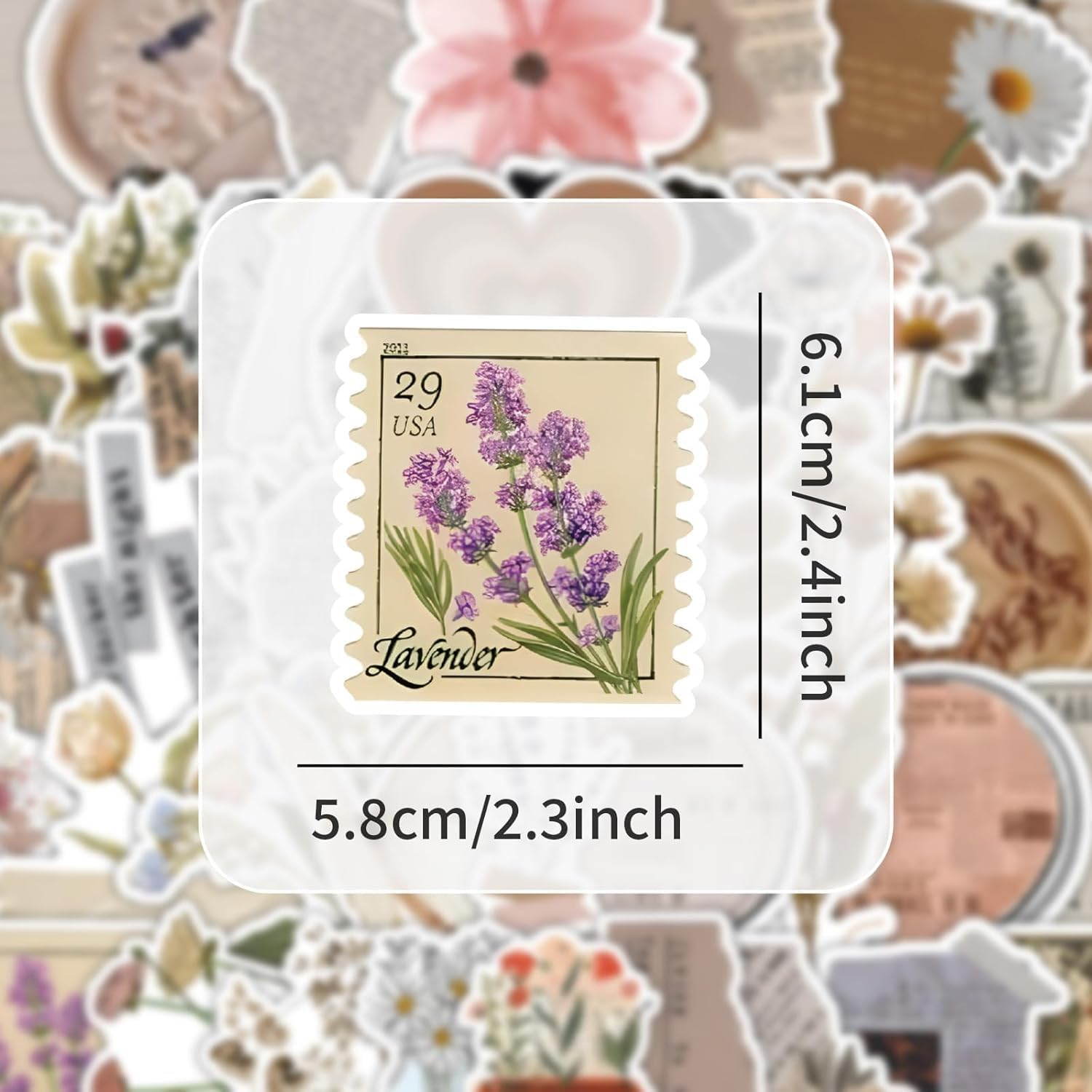 120 Pcs Vintage Aesthetic Scrapbook Stickers | Waterproof Vinyl Stickers for Journals, Planners & Water Bottles | Scrapbooking Supplies for DIY Crafts, Junk Diary | Teens & Adults Decoration - Downtown Girl Stickers image number 3