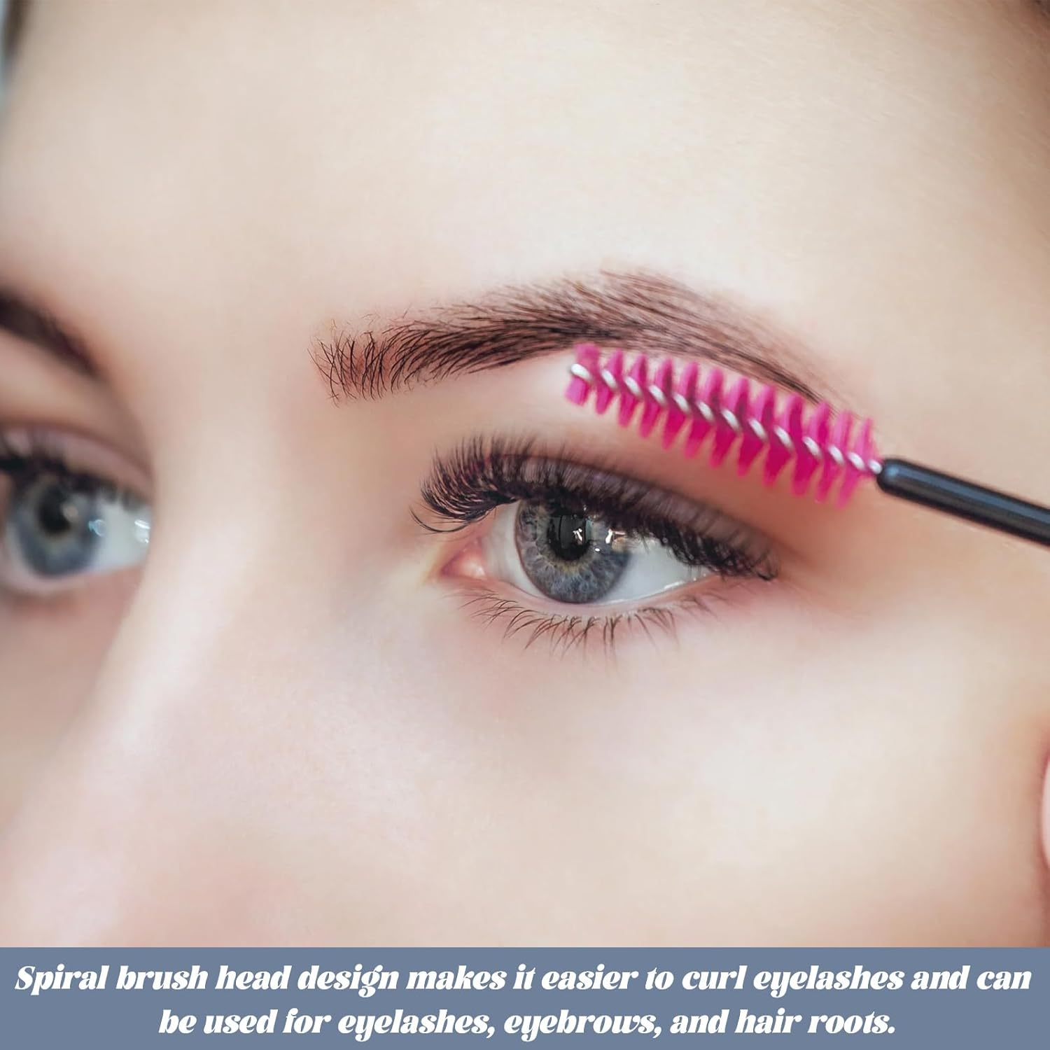 100 Pcs Disposable Spoolies,Eyebrow Brush,Eyelash Brush,Mascara Wand for Eyelash Extension and Eyebrow image number 3