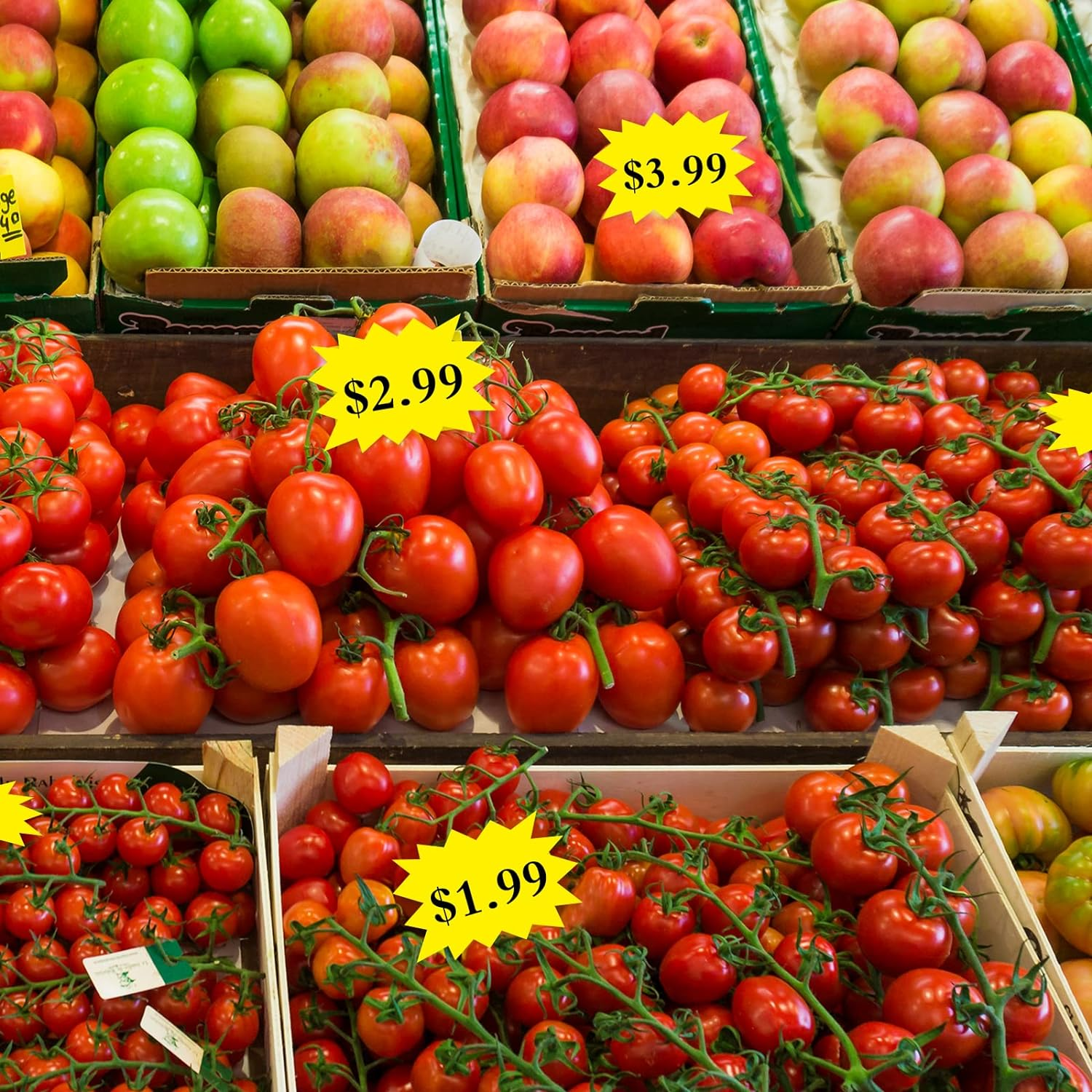 HMIEPRS Starburst Sign Star Burst Attractive Fluorescent Neon Sign Great for Store Sale Retail Home Garage Sale Tag, Nice Decoration (400PC) image number 1