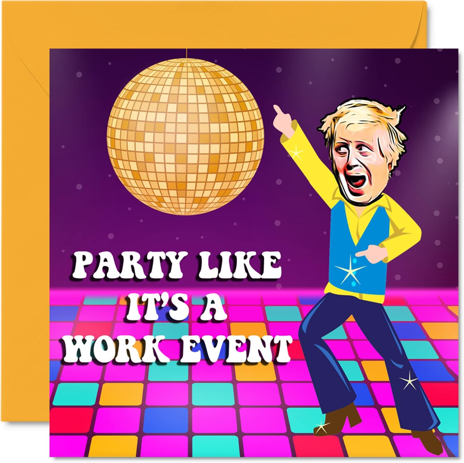 Funny Donald Trump Birthday Cards for Men Women - Trump Birthdays - Joke Happy Birthday Card for Friend Mum Dad Brother Sister Colleague Nan Grandad, 145Mm X 145Mm Banter Humour Bday Greeting Cards