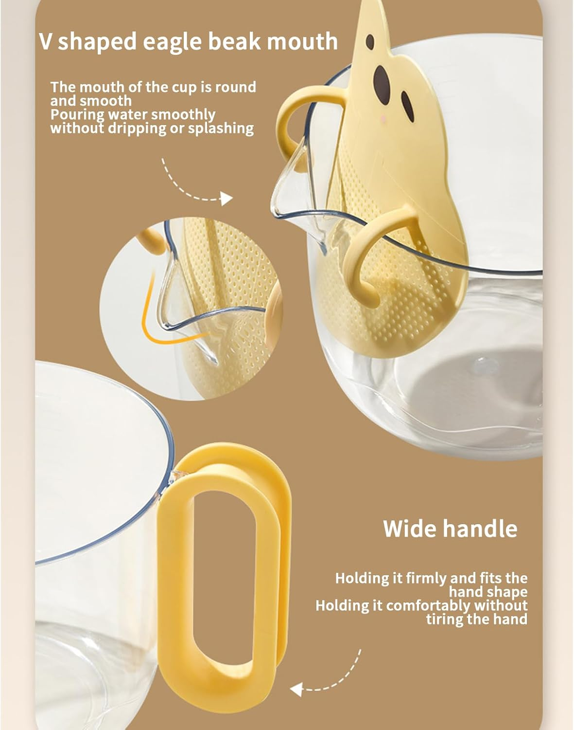 Measurement Cup | Kitchen Measuring Cups Filter Bowl | Baking Supplies Strainer Bowl Kitchen Gadgets for Egg Rice Liquid Home Cooking Restaurant Laboratory Apartment image number 1