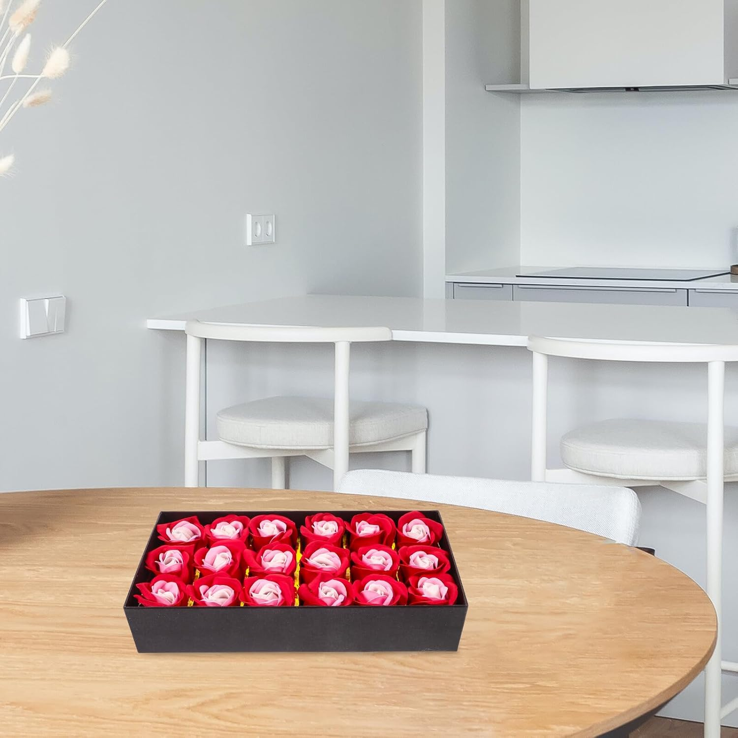 EXAOMBLE 18Pcs Red Rose Soap Flowers Box, Scented Bath and Shower Soap Flowers for Valentine&rsquo;S Day, Birthday, and Anniversary in Australia image number 5