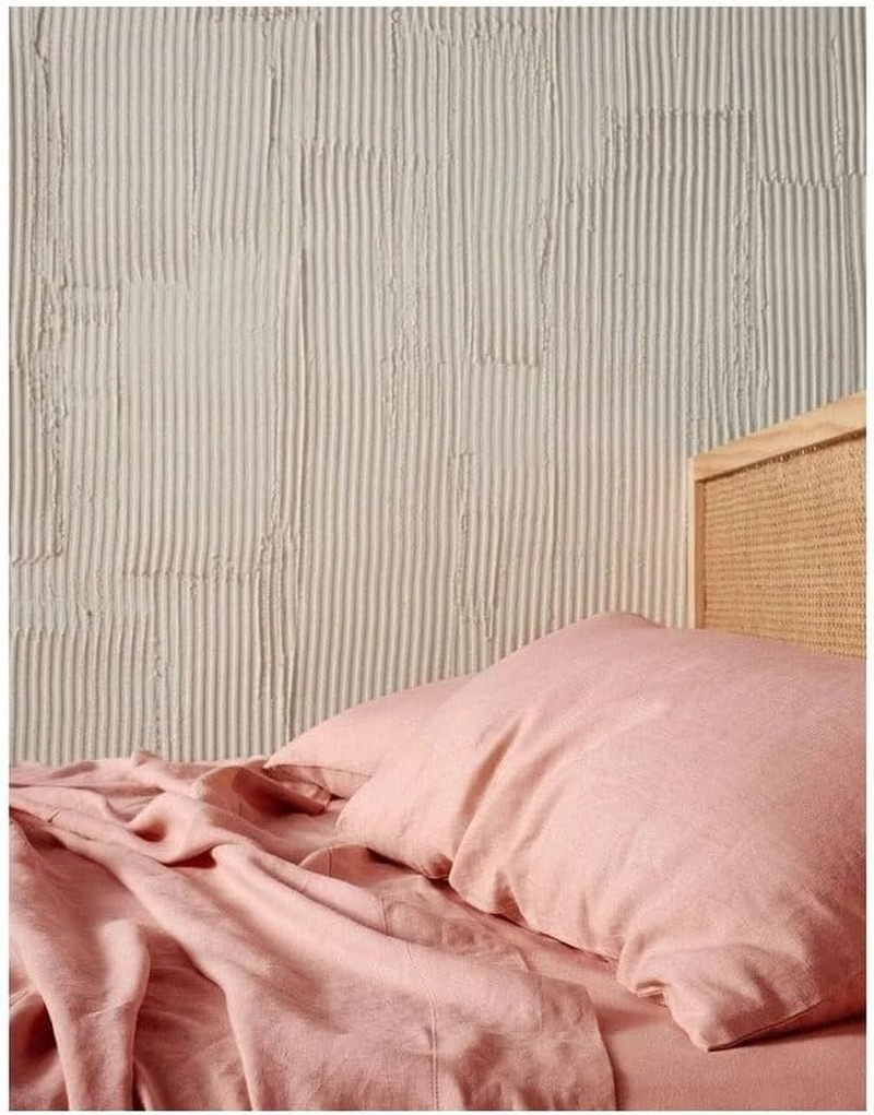 Linen House Nimes Rose Pink KB Sheet Set