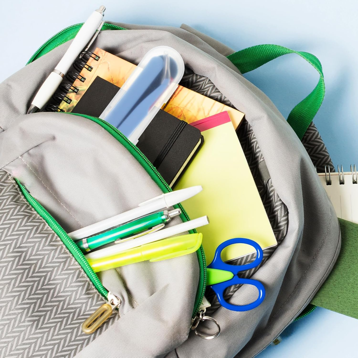 2 Pcs Sticker Tweezers, Craft Tweezers Scrapbooking Tools Precision Tweezer Blue Cute Crafting Tweezer for Stickers Lashes Electronics Scrapbooking (Blue) image number 2