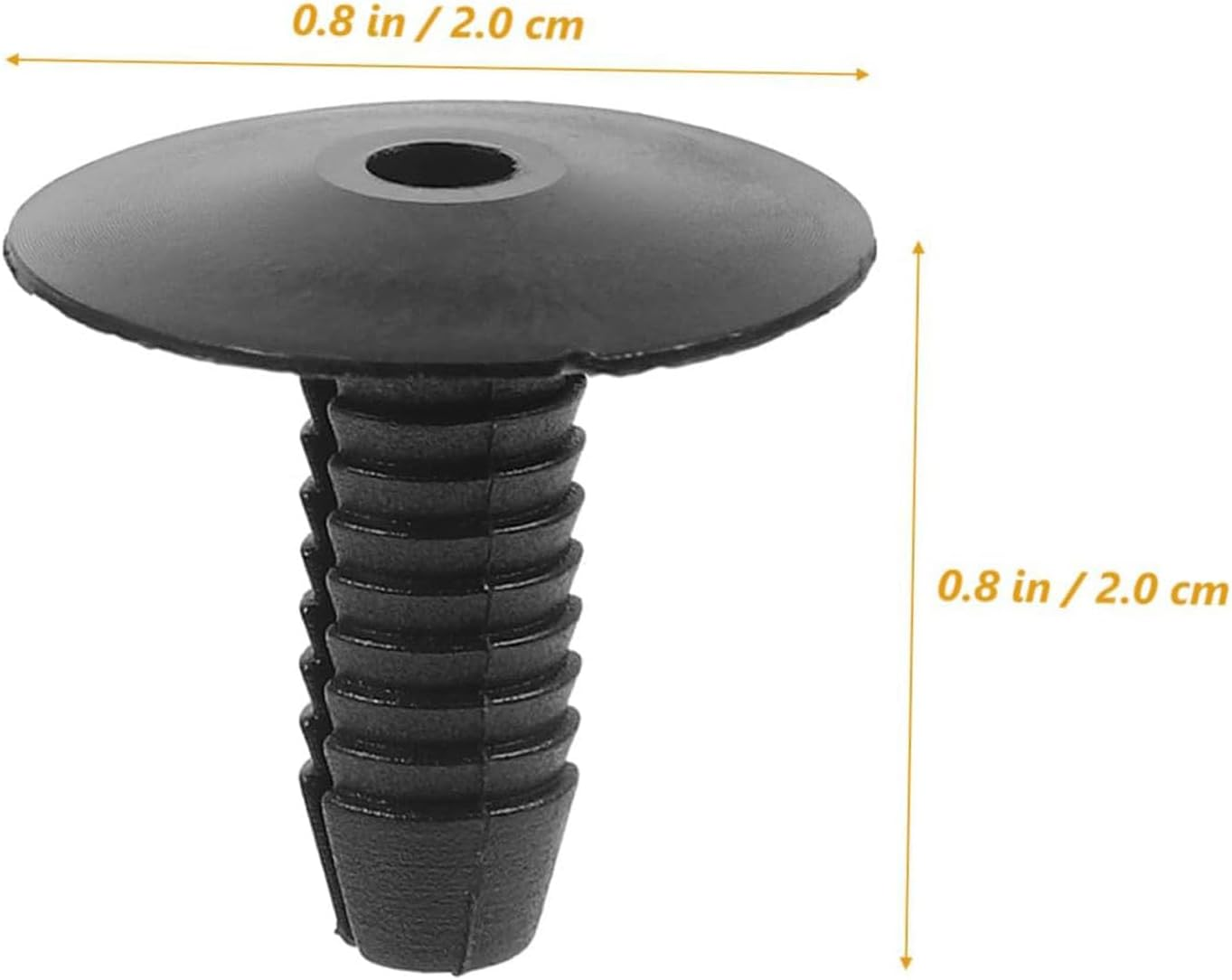 50Pcs Automotive Door Trim Retainer Clips Plastic Push Pin Fasteners for SUV Car Panel Repair Bumper Skirt Replacement Clips Set image number 2