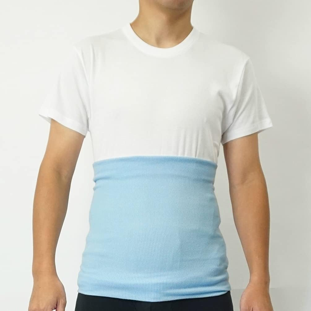 Gunze H1000 Belly Wrap, Loving Belly Wrap, Cotton Rich, Ribbed, Unisex image number 6