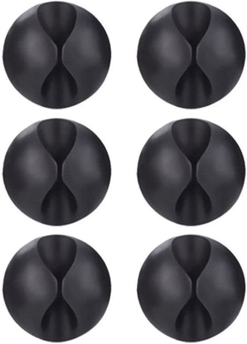 12 X Colorful Cable Holder Organiser Multipurpose Cable Clips Cord Management for TV PC Laptop Home Office