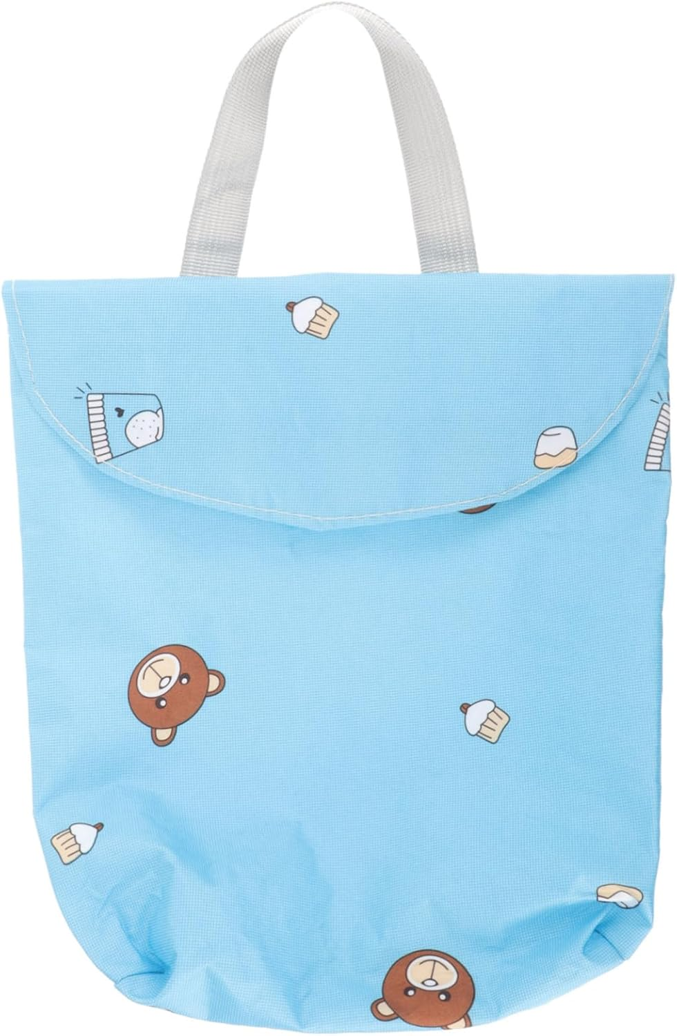 KOMBIUDA Nursery Diaper Bag Portable Diaper Storage Pouch for Travel Organizes Wet Dry For