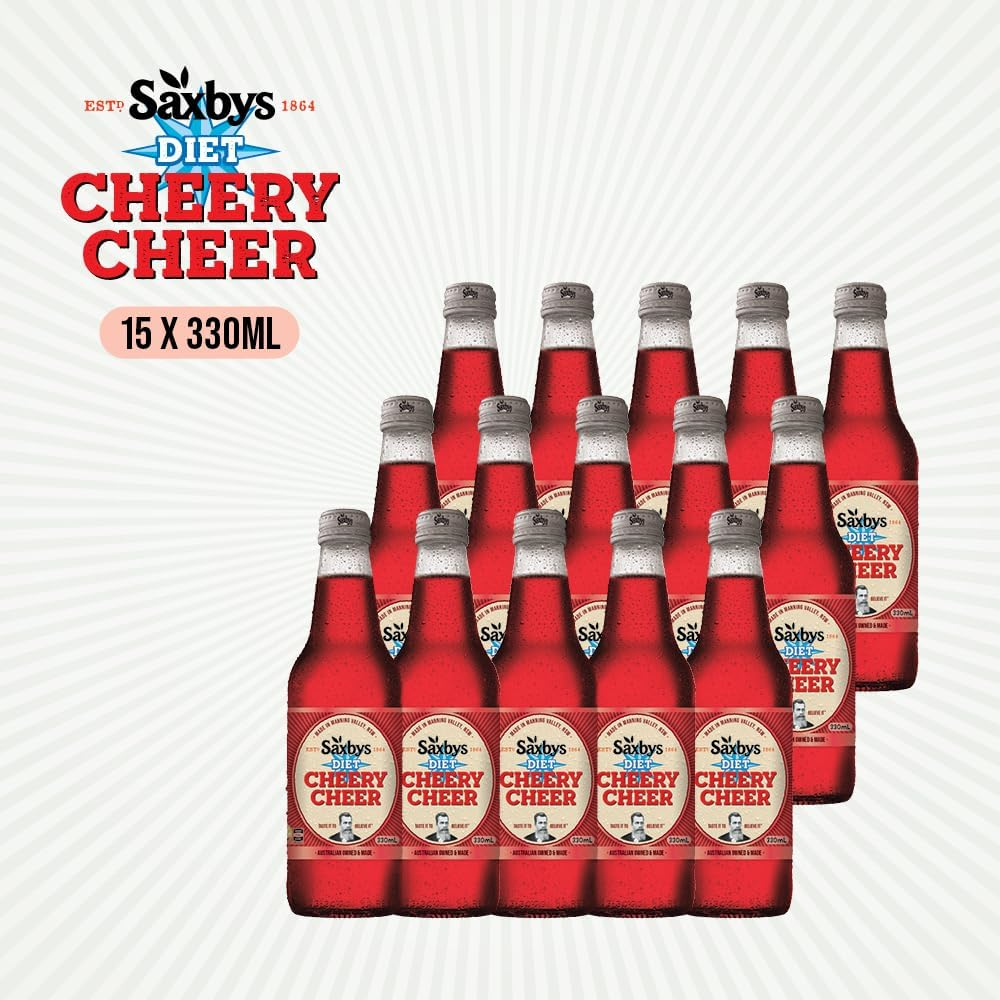 Saxby'S No Sugar Cheery Cheer 330Ml X 15 image number 3