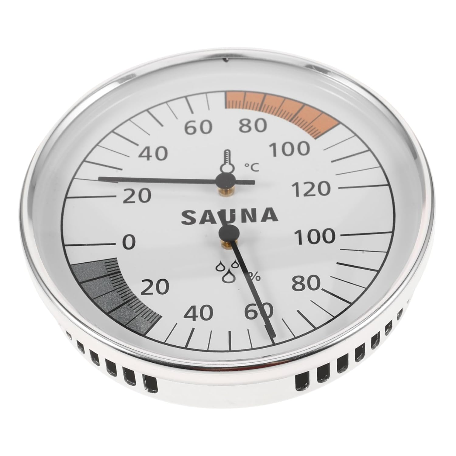 GANAZONO High Precision Sauna Thermometer Hygrometer Temperature Humidity Gauge Heat Resistant Indoor Sauna Accessory for Accurate Measurement image number 2