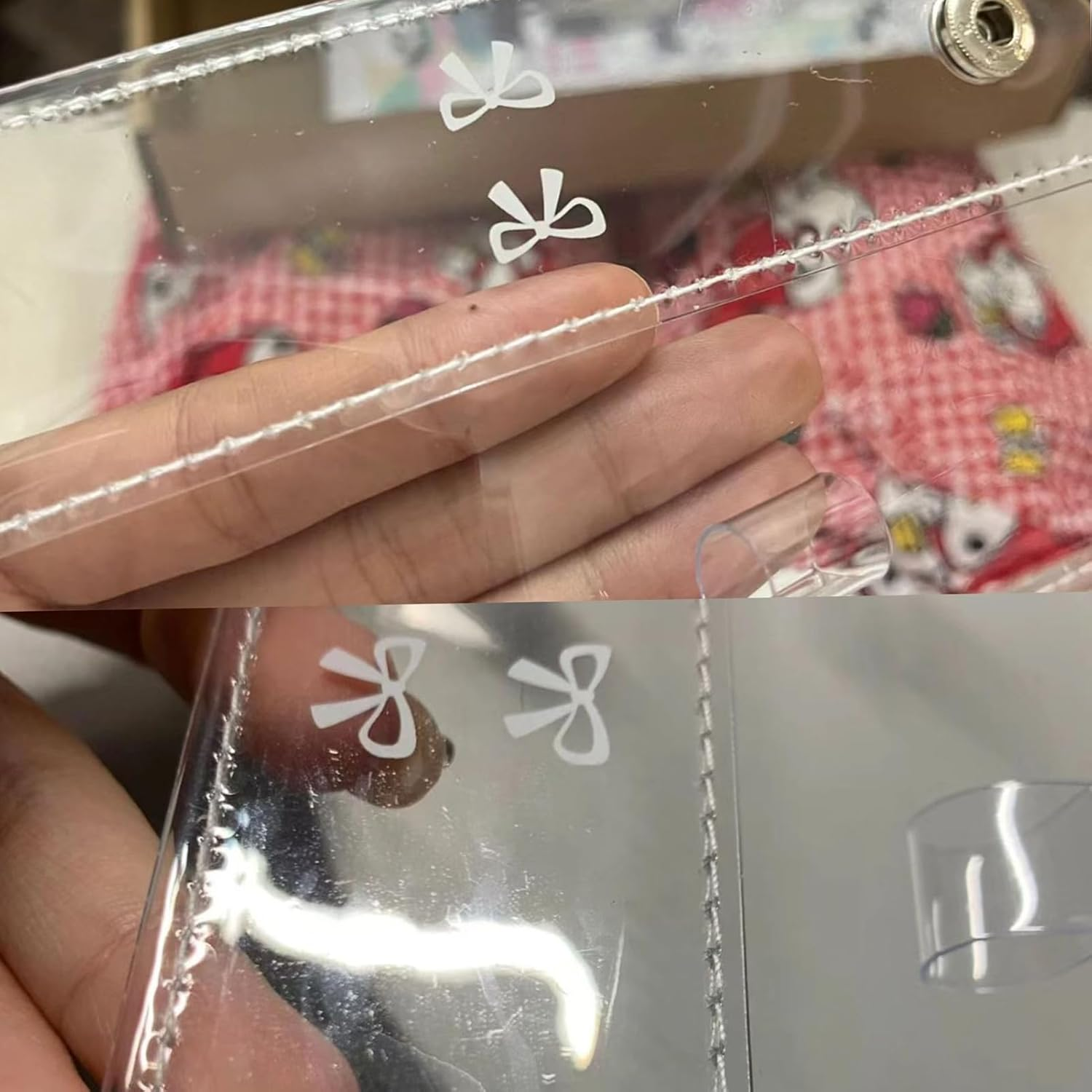 Makeup Bag - 6-Layer Pencil Bag - Portable Clear Pouch for Storage Cosmetic Toiletry Stationery School Travel Students Adults Teens image number 2