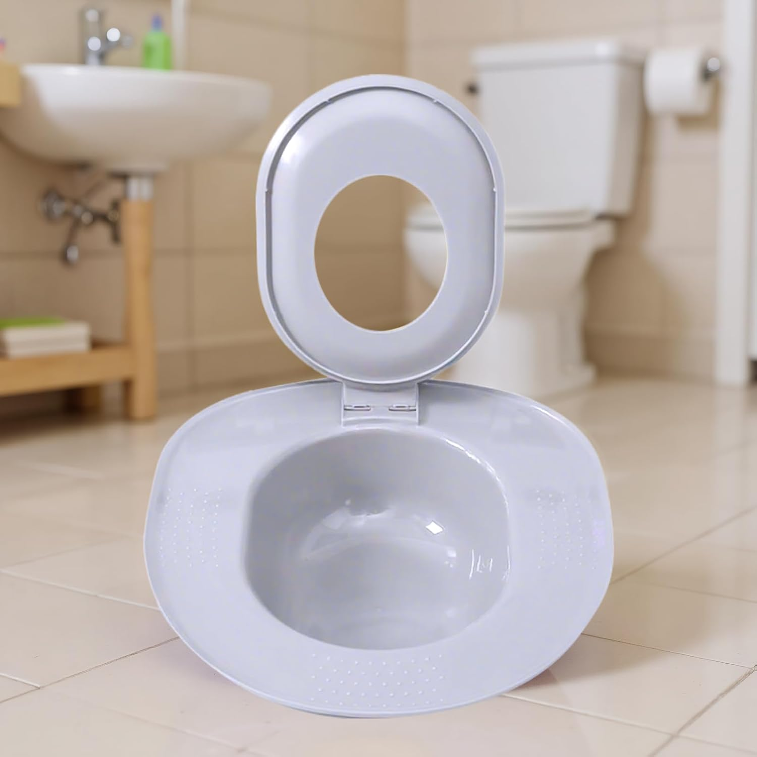 Bomefoi Cat Toilet Seat,Cat Toilet Training Kit - Portable Safe Urinal Potty Reusable Removable for Kitten Pet Travel Home RV