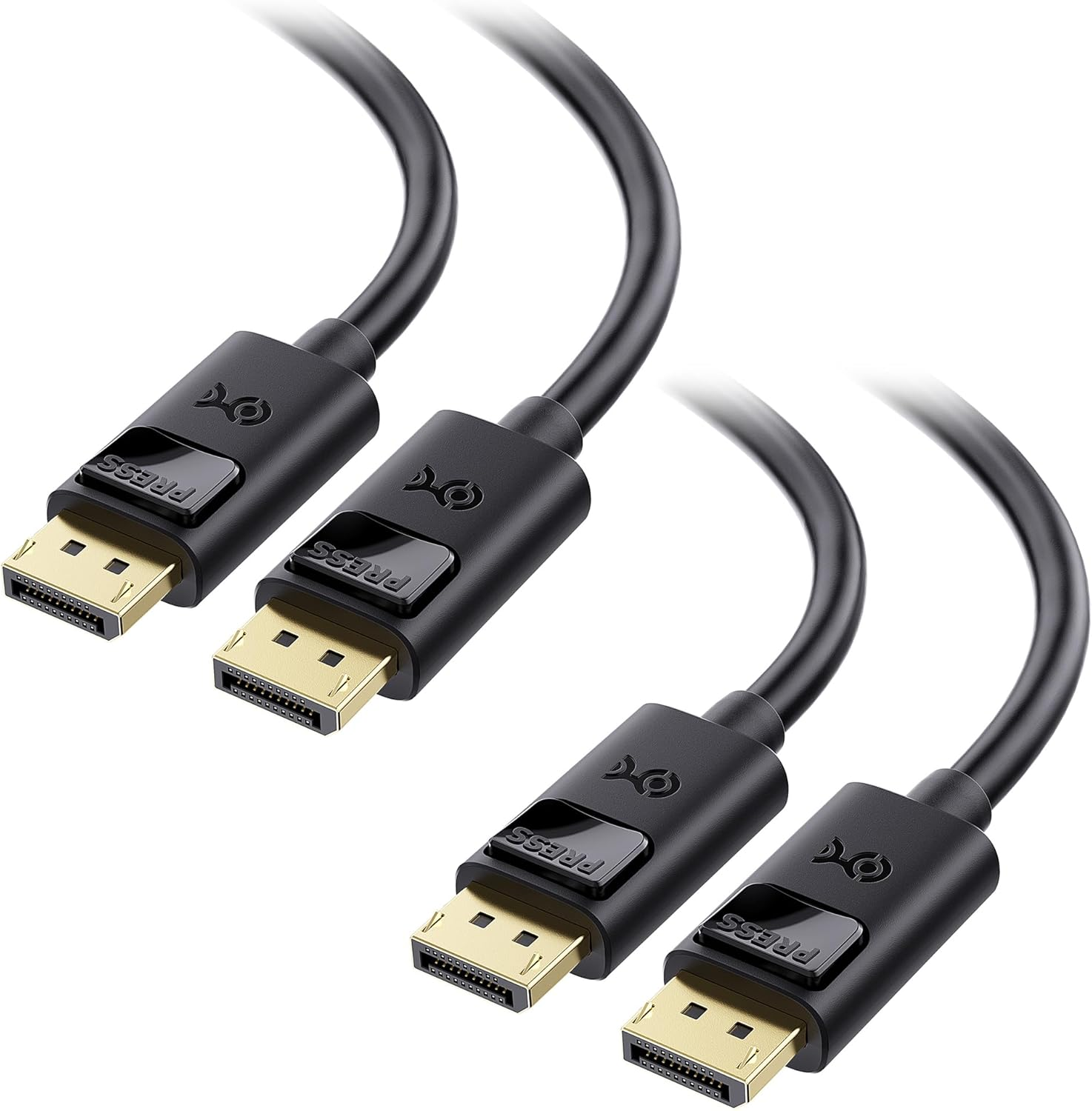 [VESA Certified] Cable Matters 2-Pack 1.8M Displayport Cable 1.4, Support 8K 60Hz, 4K 144Hz (Displayport 1.4 Cable) with Freesync, G-SYNC and HDR for Gaming Monitor, PC, RTX 3080/3090, RX 6800/6900 image number 4