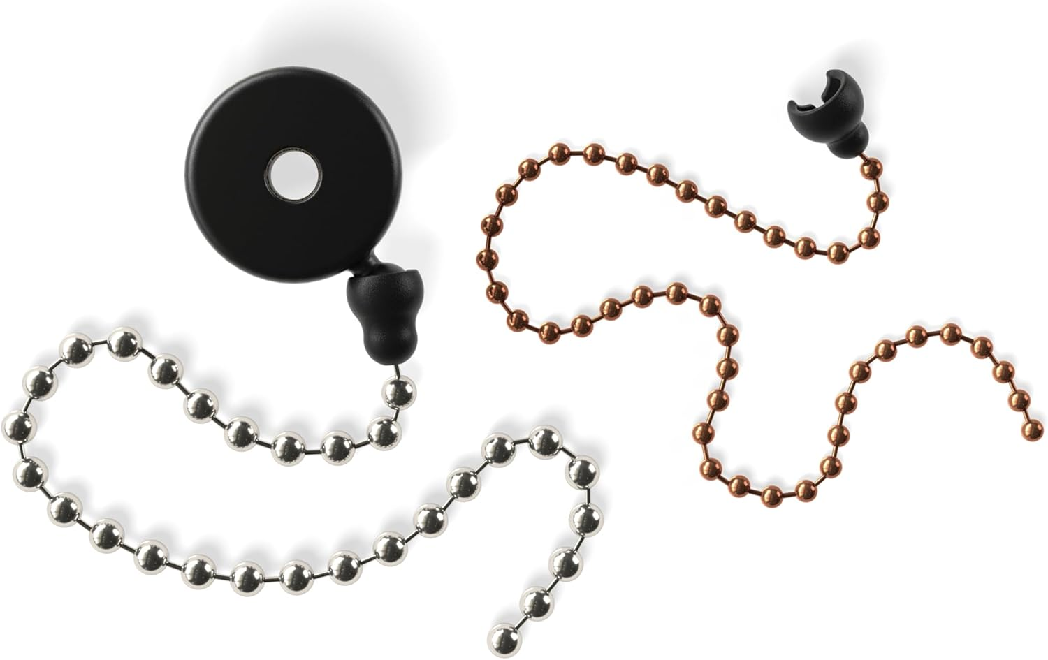 Evans Cymbal Pack - Sizzler Two Chain Pack - Includes Sizzler Cymbal, Felt Washer, Large Sound Sizzle Chain, Small Soft Sizzle Chain - Cymbal Sound without Holes or Rivets image number 2