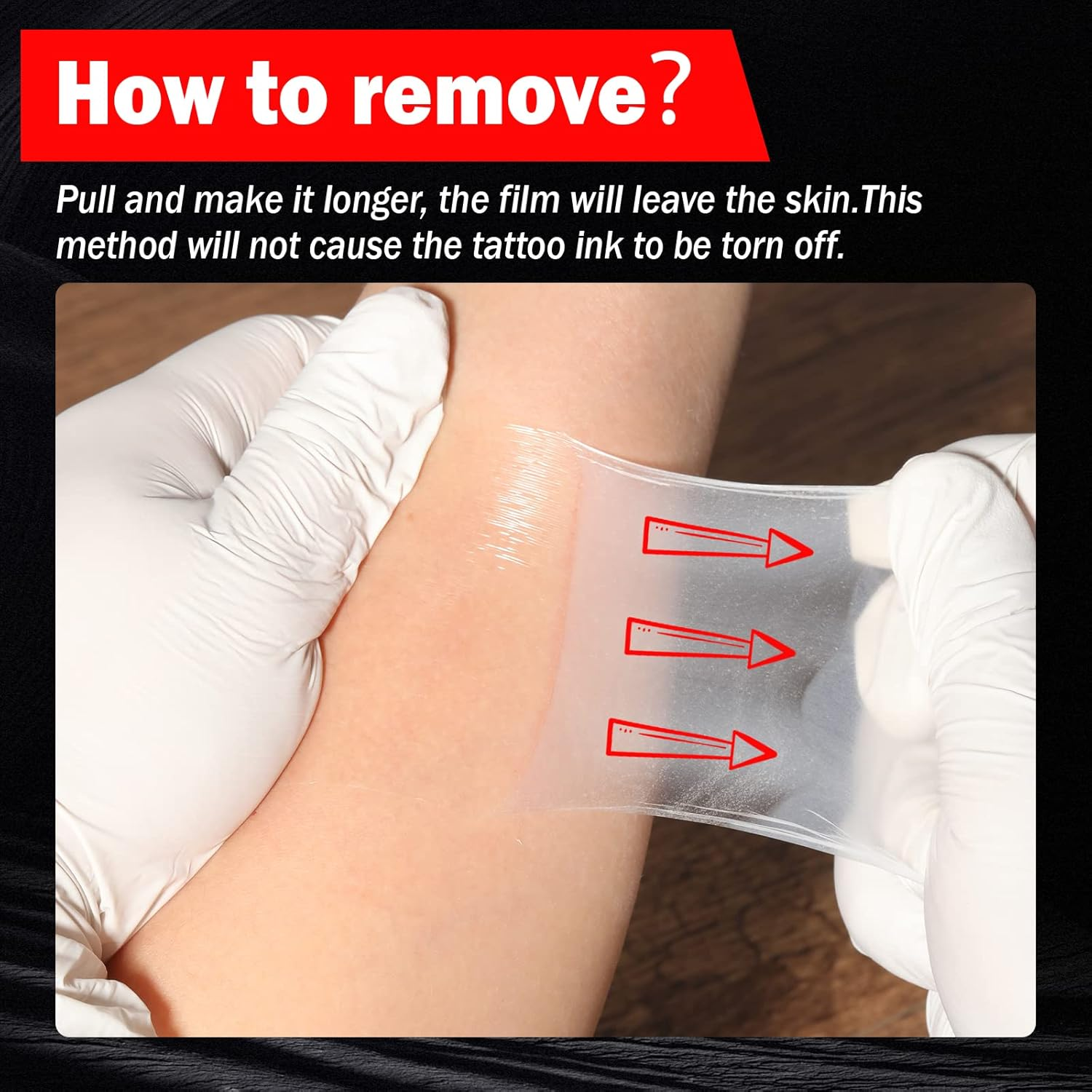 AZEN Tattoo Aftercare Bandage, 6"X 8 Yard, Waterproof Second Skin Cover up Tape, Healing Wrap, Tattoo Supplies image number 4