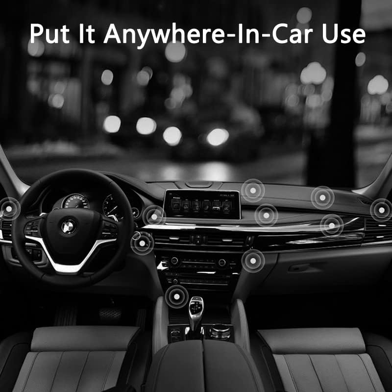 Vizgiz 2 Pack 17Mm Ball Sticky Mount Holder for Garmin Nuvi GPS Car Phone Wireless Charger Adhesive Dashboard Tape Sticker 17.4Mm Swivel Joint Replacement Magnetic Stand Cradles Clip MI Dash Cam image number 2