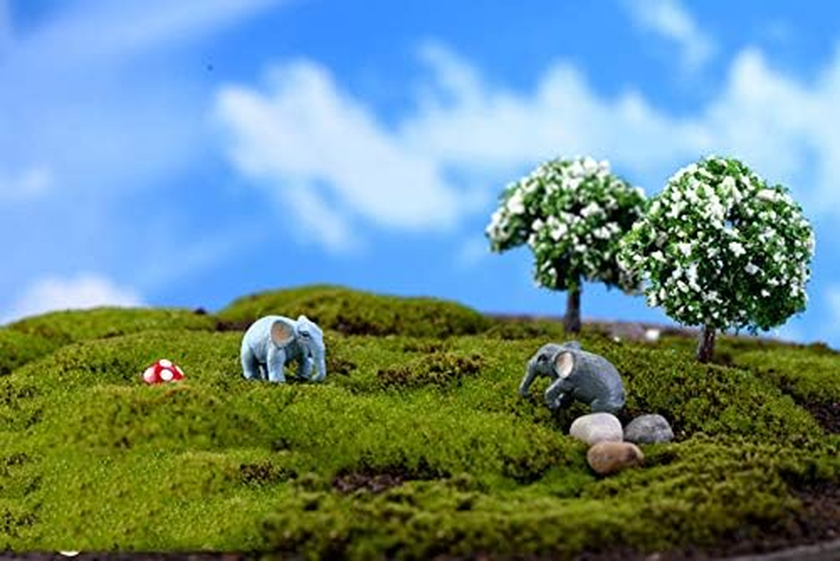 X Hot Popcorn 20 Pcs Miniature Elephant Family Figures - Wild Life Figurines, Educational and Realistic Animals for Home and Office Decoration - Elephant image number 3