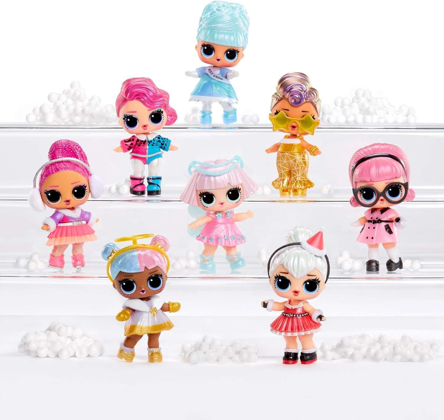 L.O.L. Surprise! Winter Snow Tot - 1 Collectible Doll with a Magical Snow Surprise, 8 Dolls to Collect, Comes with Frosty Cool Fashions and Accessories, Present for Kids Ages 4+ image number 2