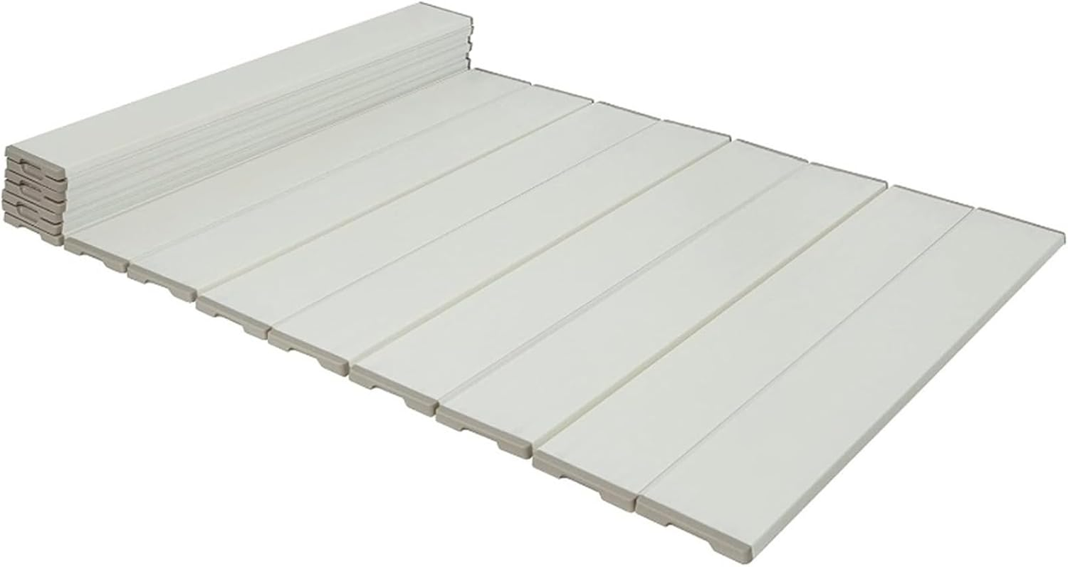 Mie Sangyo EC Ag+ Antibacterial Foldable Compact Bath Lid Product Size 80 X 141.8 Cm White W14_WH