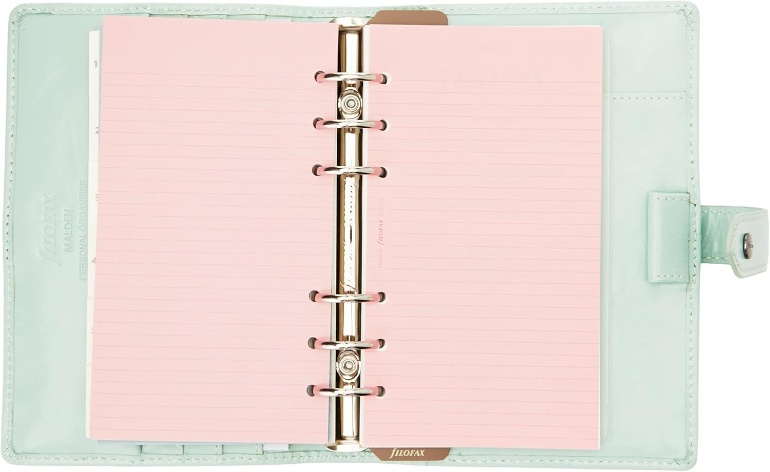 Filofax Personal Malden Organiser, Duck Egg