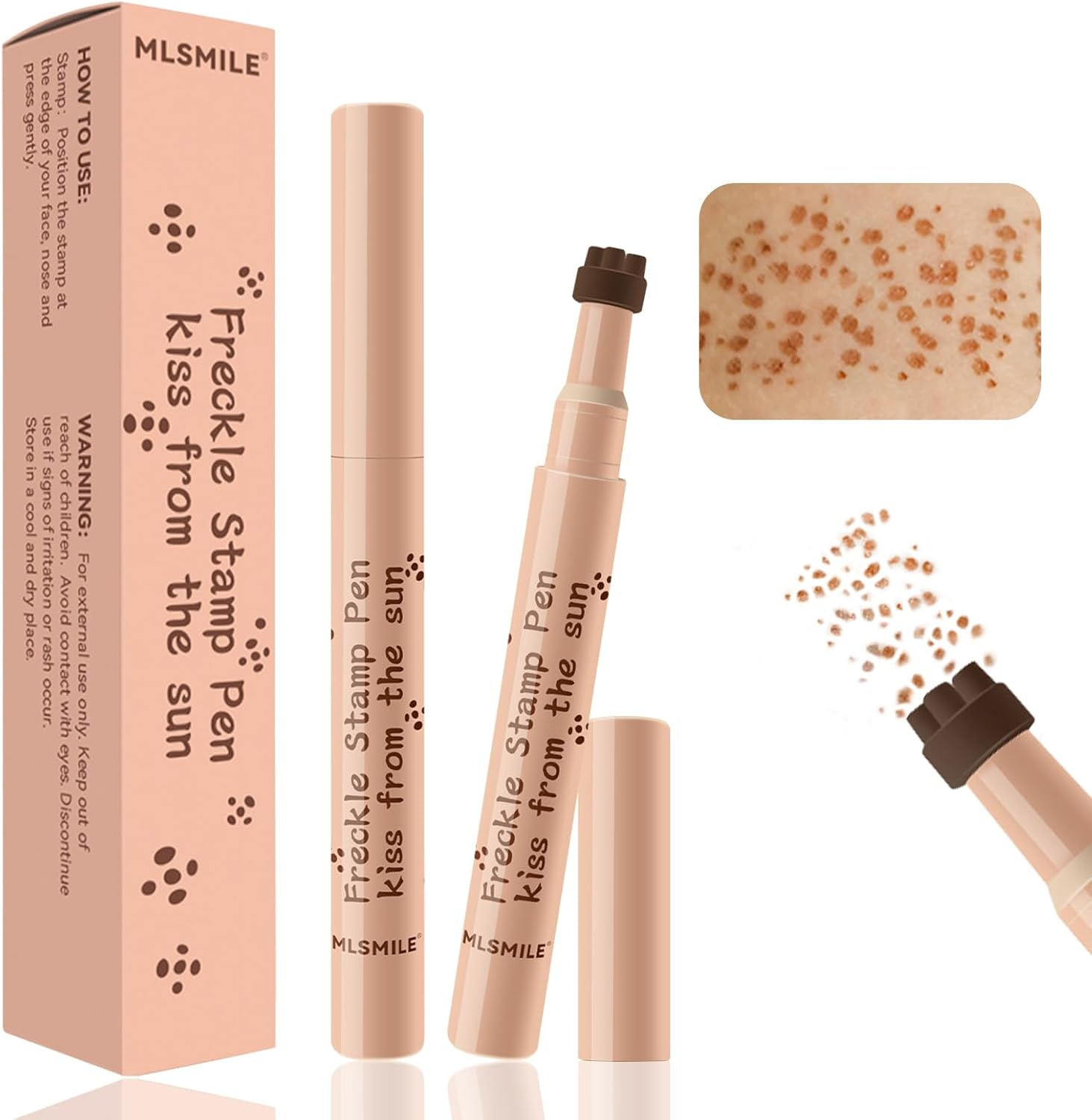 Freckle Pen, Natural Looking Freckles, Waterproof Makeup Pen for Freckles, Long-Lasting, Easy to Use (04 Dark Brown) image number 6