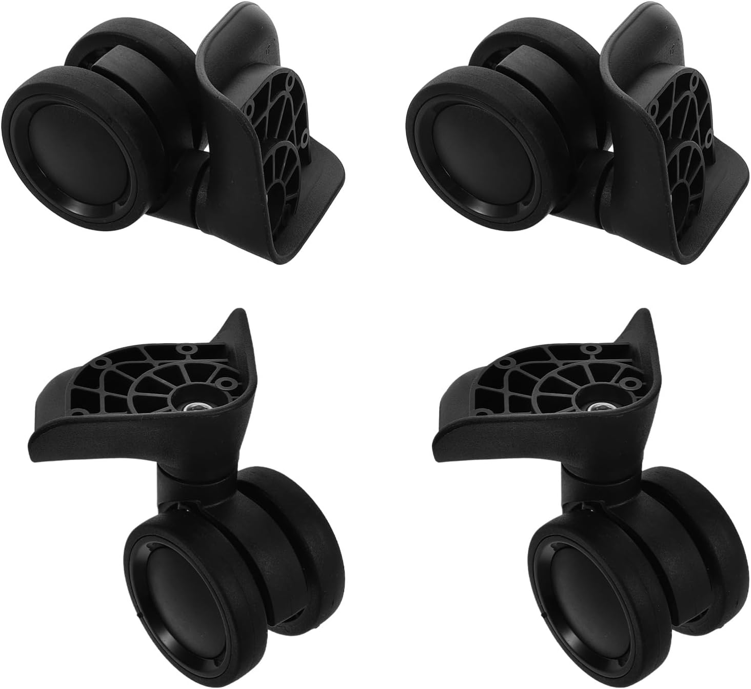 FOMIYES 4Pcs Luggage Accessories Wheel Plastic Replacement Spare Parts for Suitcase Repair for Trunk Luggage and Duffel Bag Wheels image number 4