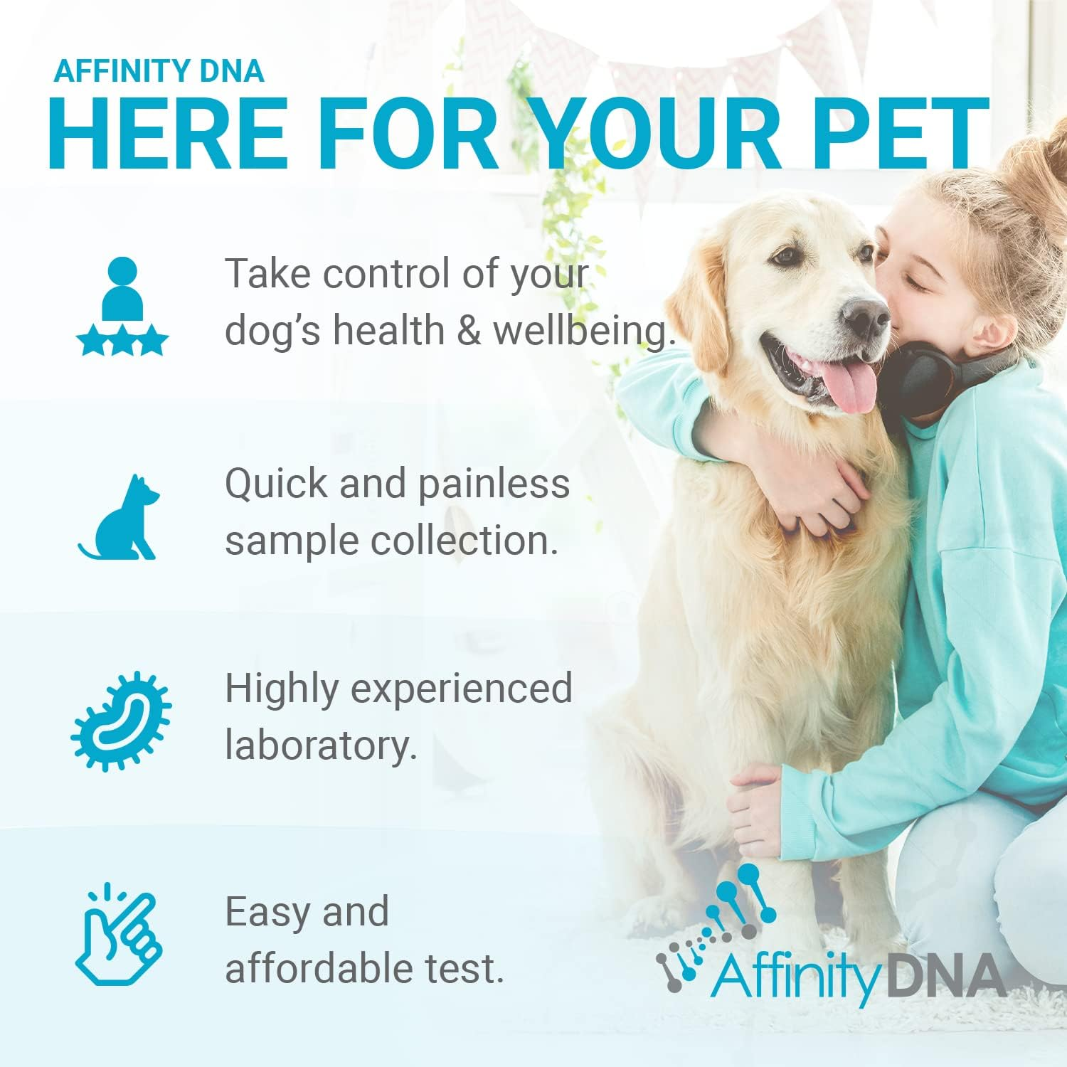 Affinitydna Dog Multidrug Resistance 1 (MDR1) DNA Test Kit | Home Sample Collection Kit for 1 Canine | Puppy MDR1 Testing Kits | Results in 7-10 Working Days | a Complete Kit with No Extra Fees image number 3