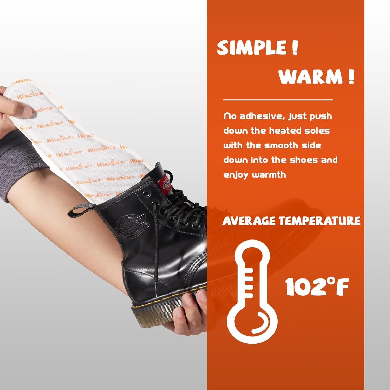 Foot Warmer - Insole Feet Warmers 5 or 30 Pairs - 10 Hours Warm Feet image number 3
