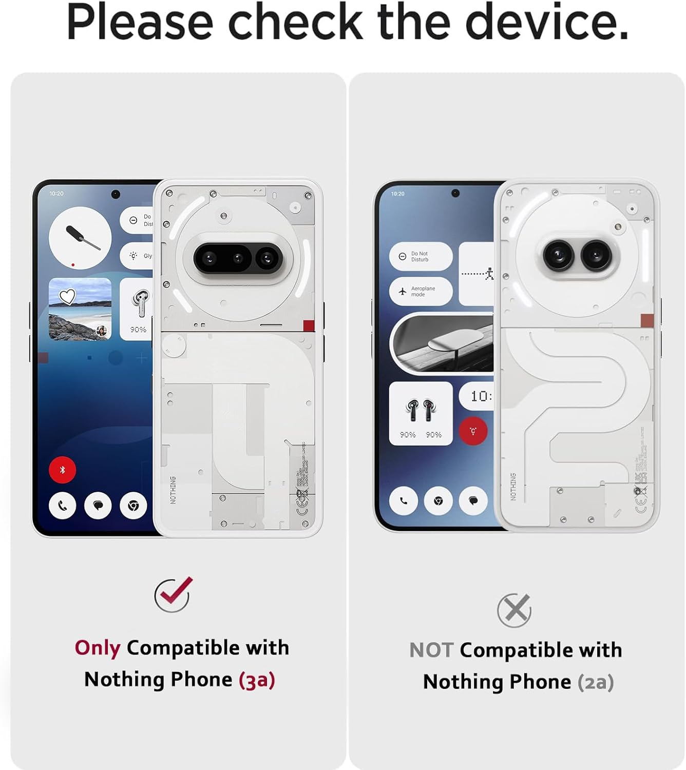 Jellypie for Nothing Phone 3A Case Clear, Transparent Shockproof Anti-Scratch Protective Case for Nothing Phone (3A) image number 4