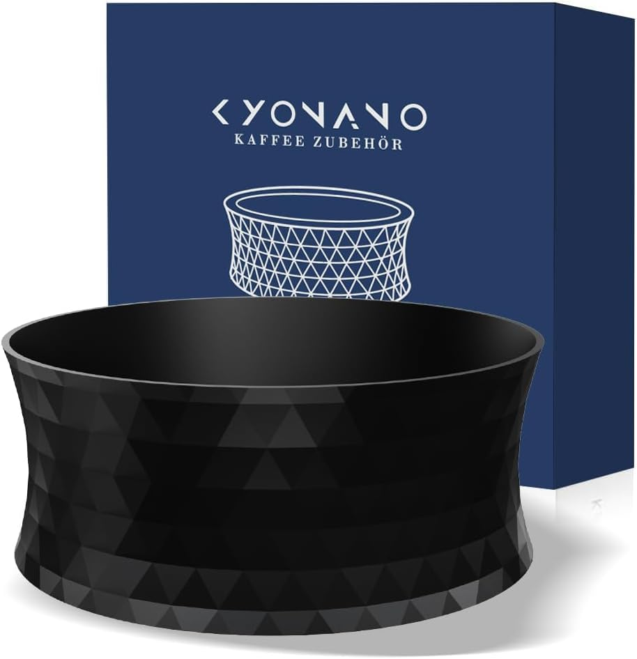 KYONANO 58Mm Magnetic Dosing Funnel, Espresso Coffee Dosing Ring, Compatible with All 58Mm Portafilter, Espresso Accessories for Barista, Home, Cafe image number 2