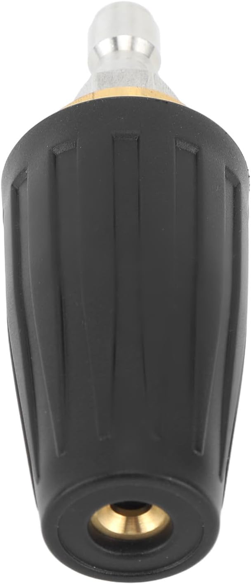 Nozzlessprinklersdrippers,Pressure Washer Turbo Nozzle 1/4In Quick Connect Ceramic Core Copper 3000PSI Rotating Turbo Nozzle Black image number 5