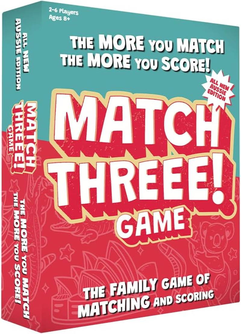 Match Three | Family Board Game | a Game for Aussies, Designed by Aussies image number 4