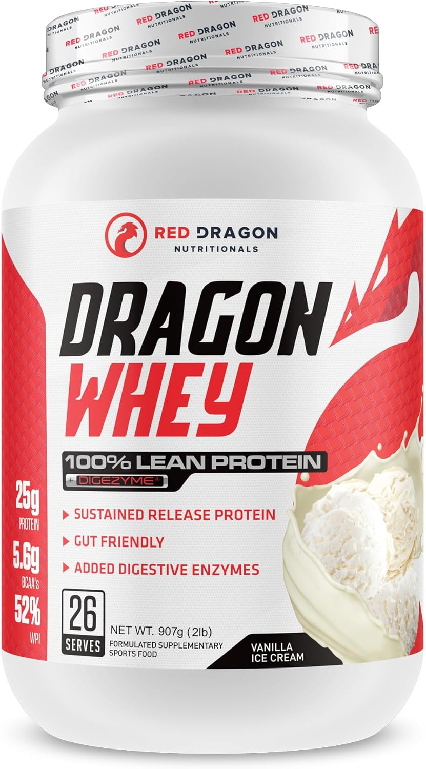 Red Dragon Nutritionals Dragon Whey Protein 907 G, Chocolate Milkshake