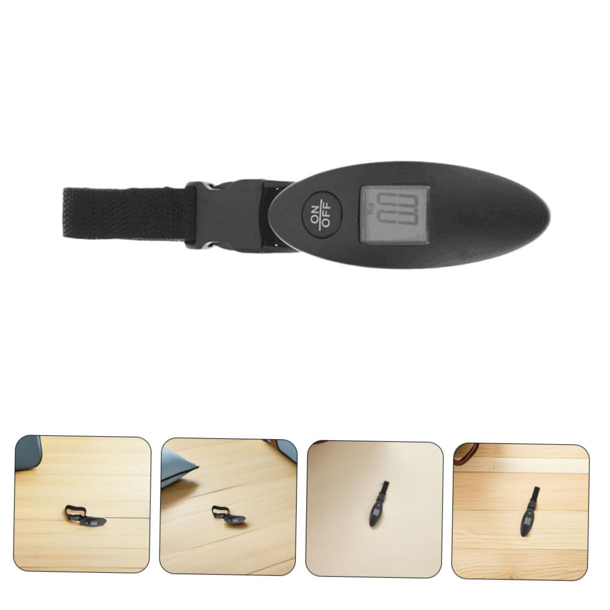 TINEASUR 2Pcs Portable Digital Hanging Luggage Scale Handheld Electronic Travel Weighing Tool with Clear LCD Display for Accurate Baggage Weight Measurement image number 4