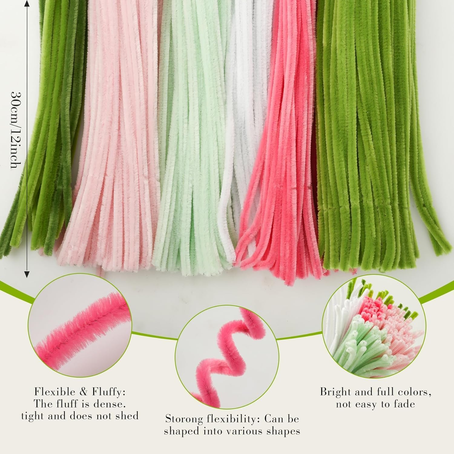 Pipe Cleaners Craft - Pipe Cleaners Flowers, Pipe Cleaner Flower Kit, DIY Pipe Cleaners Flower Bouquet Craft Supply Kit for Art Project Activity, Birthday Anniversaries Gifts image number 2