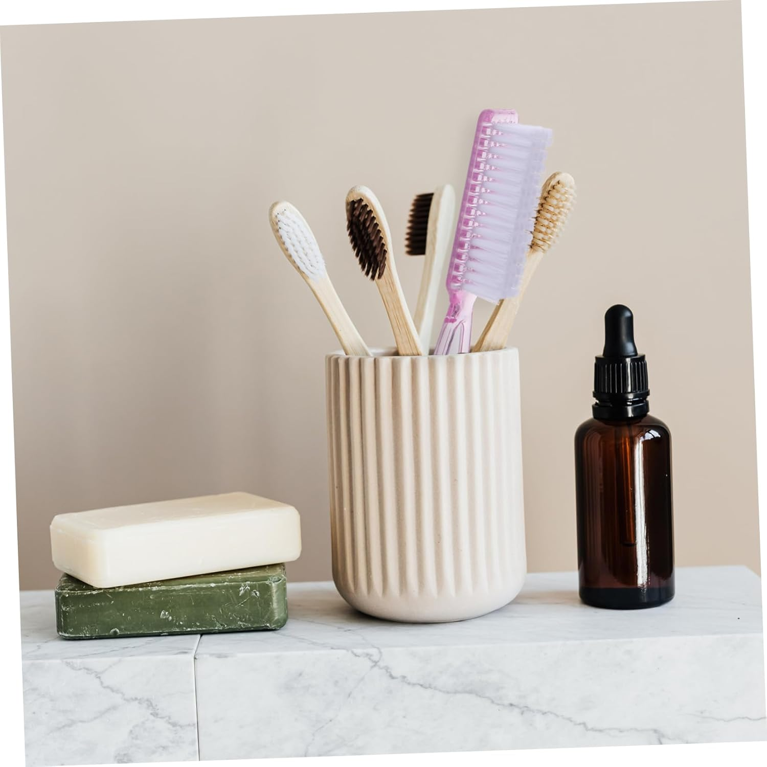 EPIGEIST 10Pcs Long Handled Nail Brush Fingernail Scrubbing Brush for Cleaning Soft Bristle for Home Travel Pedicure image number 3