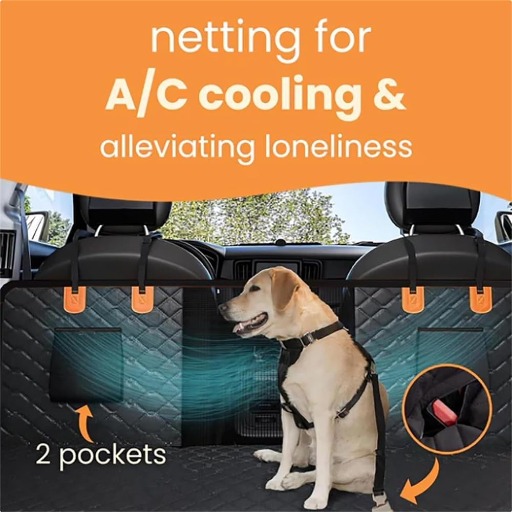 Pet Cruiser Hard Bottom Car Seat, Pet Cruiser Hard Bottom Car Seat Extender, Back Seat Pet Cover, Waterproof Dog Car Seat Cover Hard Bottom Detachable for Family Pet (#1) image number 3