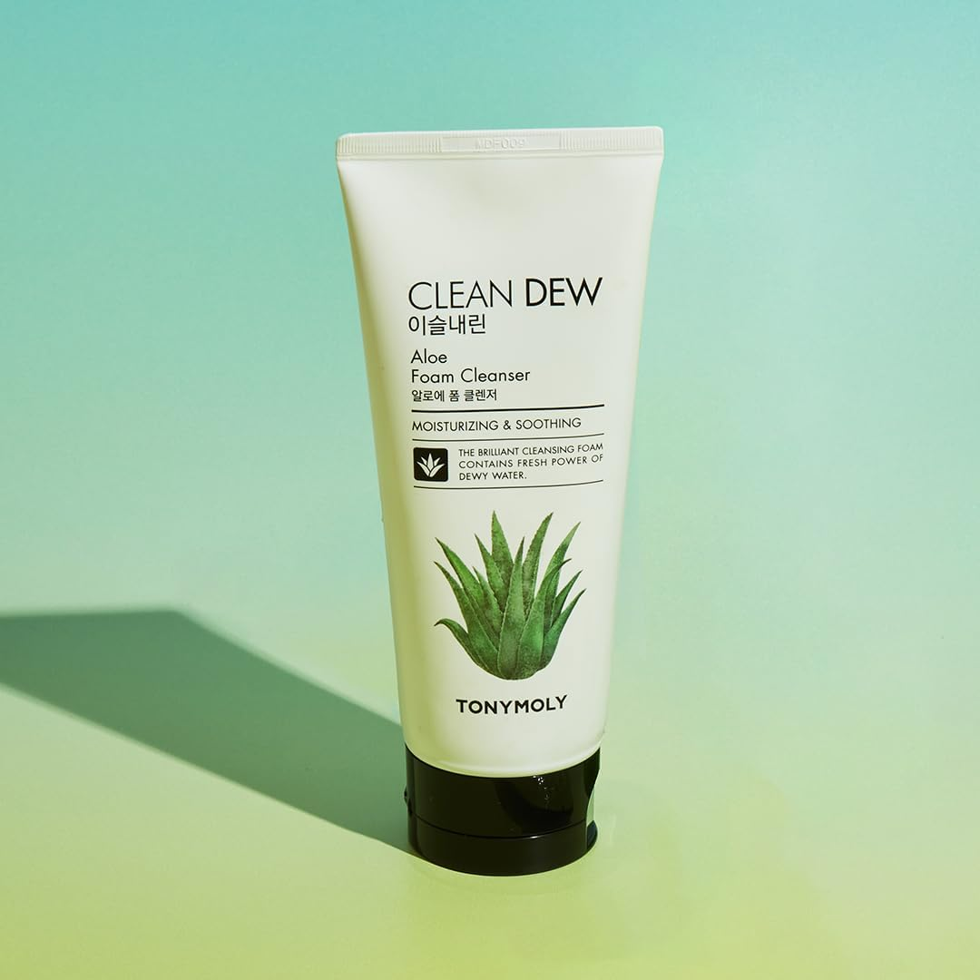 Tonymoly Clean Dew Aloe Foam Cleanser, 180 Ml image number 2